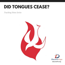 Load image into Gallery viewer, Did Tongues Cease? (Booklet)